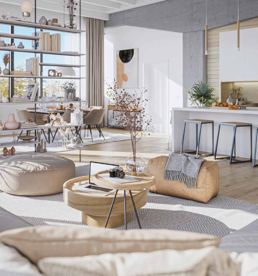 Moderne Wohnung im Denkmalgebäude